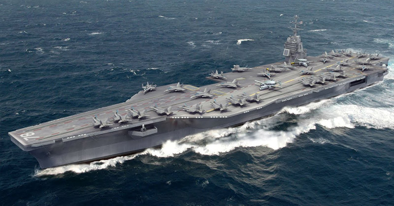 Авианосец Gerald R. Ford (USS CVN-78).