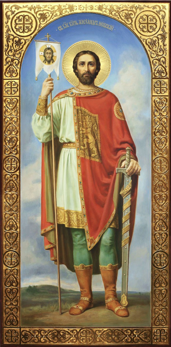 Икона святого Александра Невского.