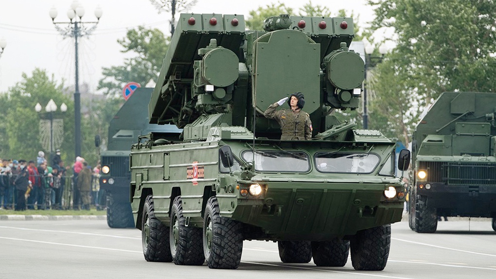 Боевая машина 9А33БМ3 зенитного ракетного комплекса 9К33М3 «Оса- АКМ».