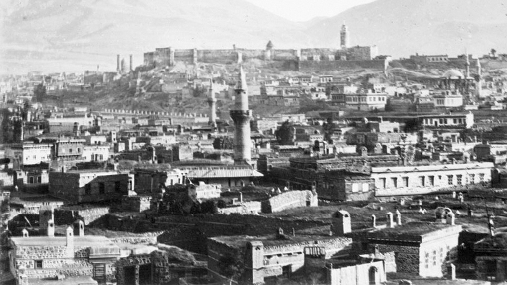 Вид на город Эрзурум в начале XX века.