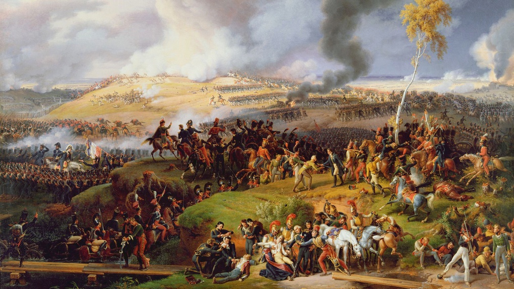 Бородинское сражение - битва у Москвы-реки 7.09.1812 Луи-Франсуа Лежена.