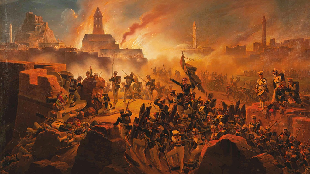 Штурм крепости Ахалцых 15 августа 1828 года.
