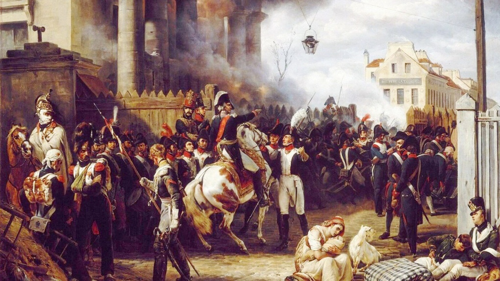 Русская армия в Париже (картина Ораса Верне).