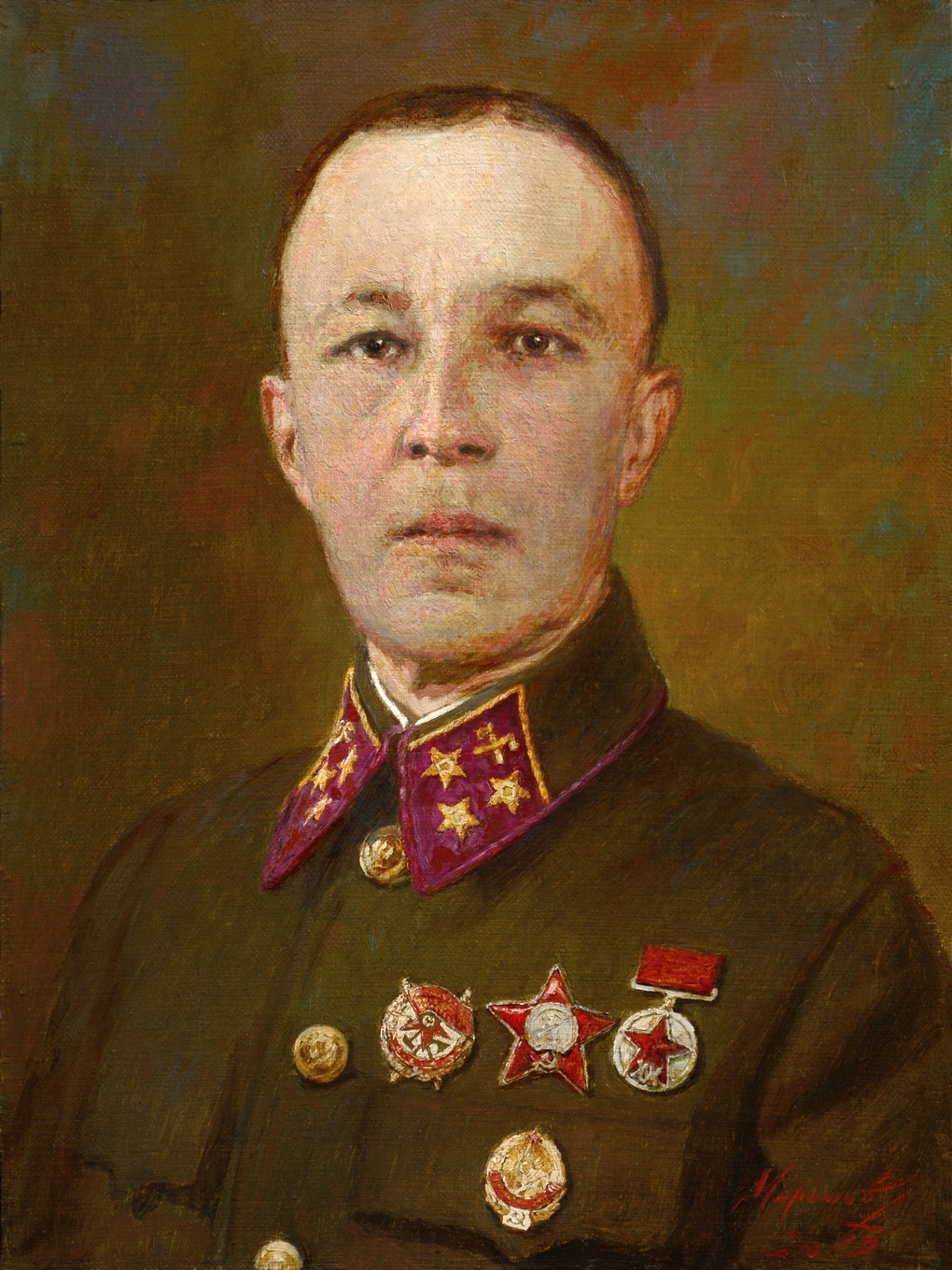 Военный инженер Дмитрий Карбышев (портрет А.Н. Миронова).