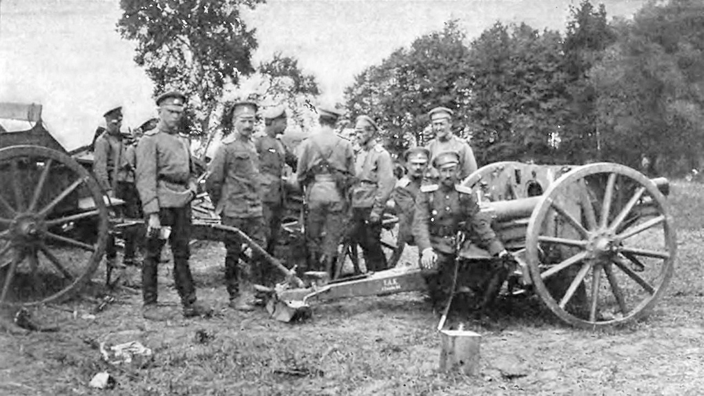 Русские войска в Восточной Пруссии (1914 год).