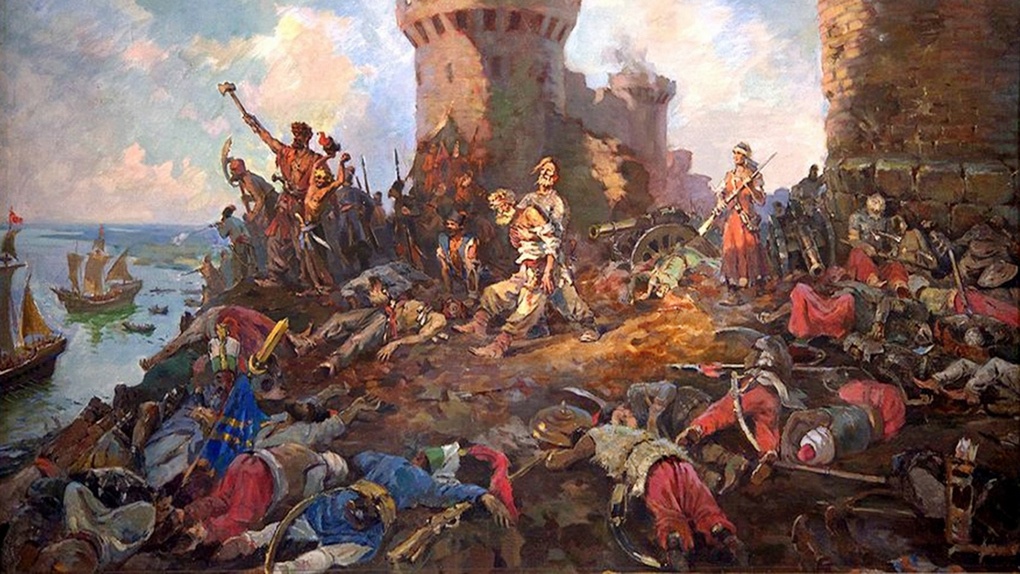 Азовское сидение (картина Н.А. Драгунова).
