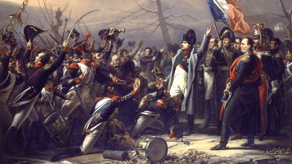 Возвращение Наполеона во Францию, 1815 год (картина Карла фон Штейбена).