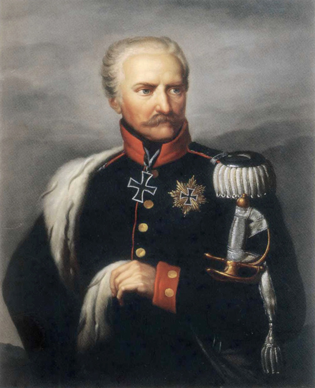 Гебхард фон Блюхер (портрет Эрнста Гебауэра).
