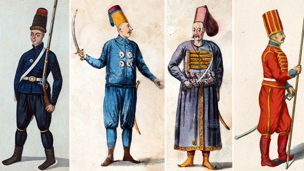 Турецкие солдаты периода войны 1828-1829 годов.
