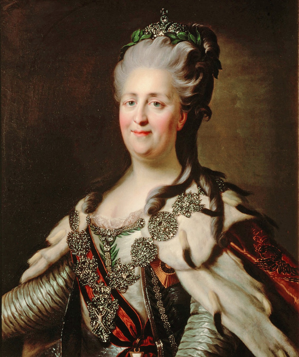 Екатерина ll (портрет Иоганна Баптиста Лампи Старшего).