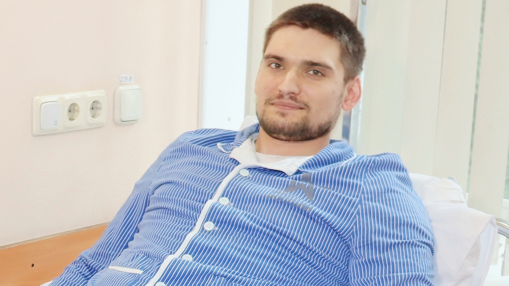 Рядовой Антон Л., которому врачи спасли ногу.