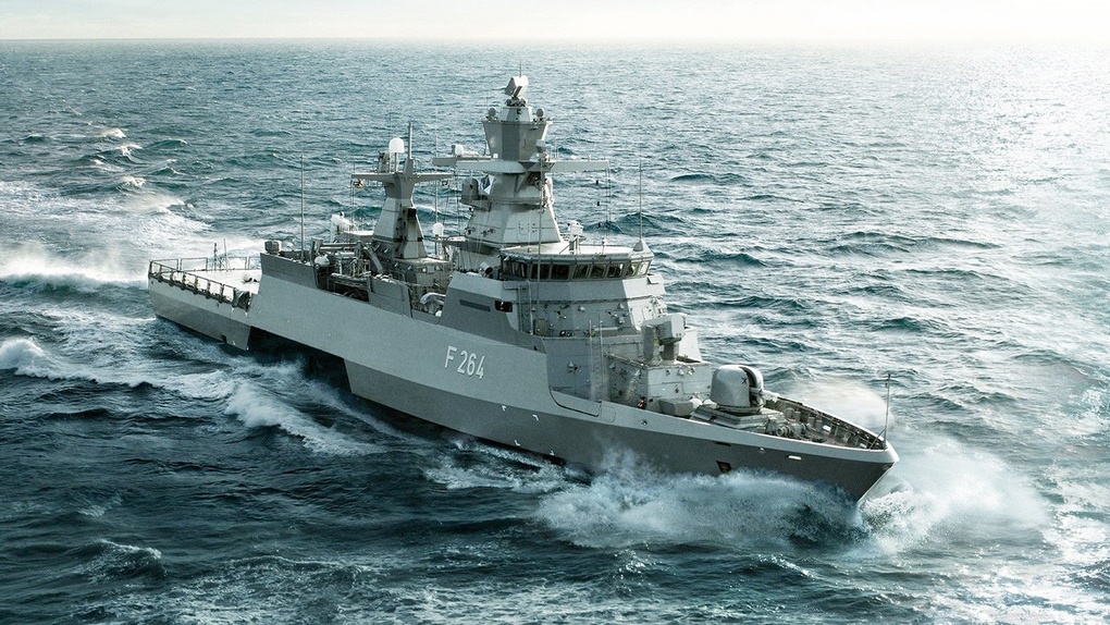Корвет «Людвигсхафен» (Ludwigshafen) типа К-130 «Брауншвейг».