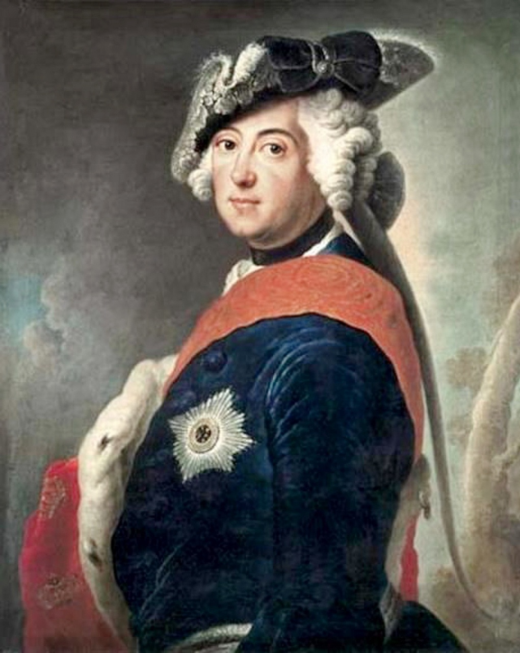 Фридрих II (портрет Антуана Пэна).