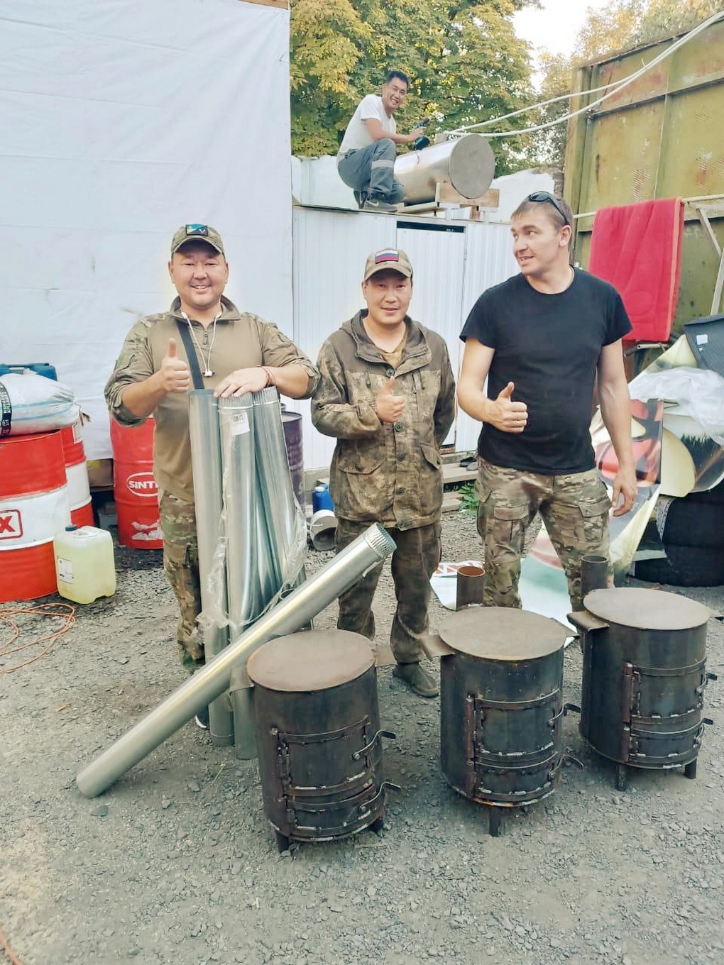 В осенне-зимний период печки для фронта просят чаще всего.