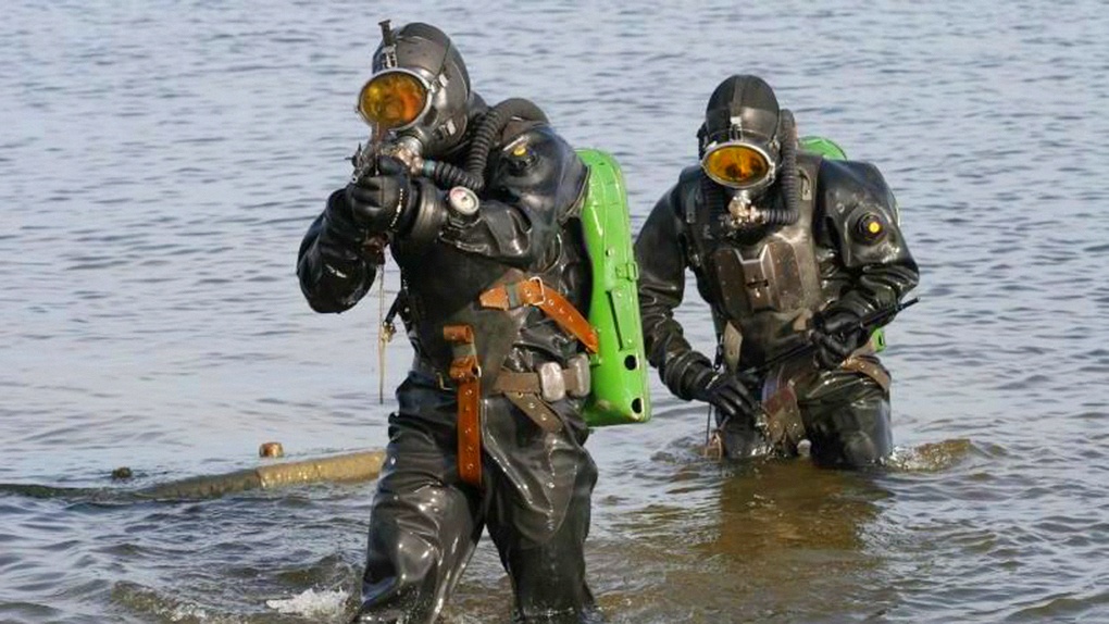 Бойцы спецназа ВМФ.