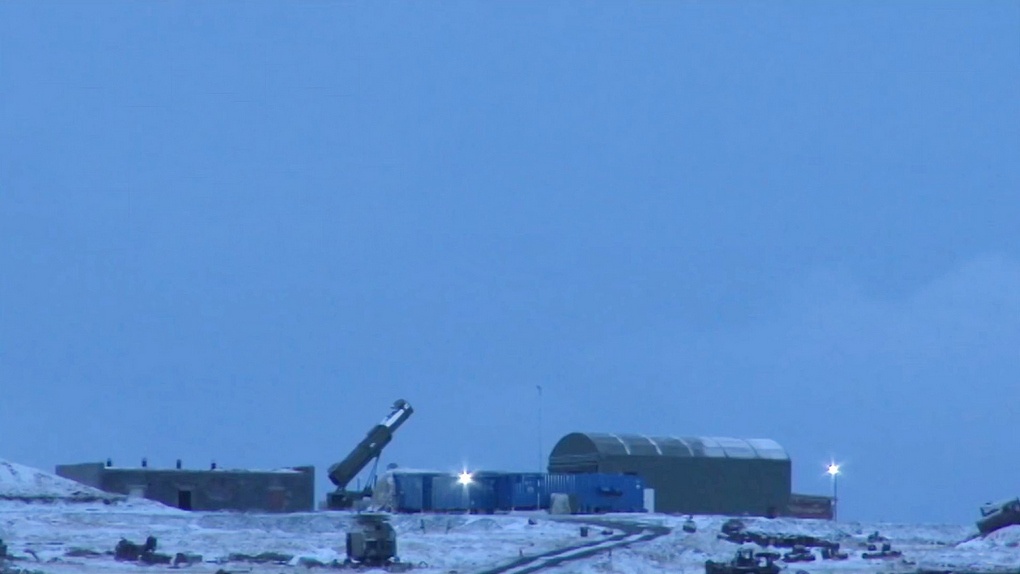 «Буревестник» перед запуском.