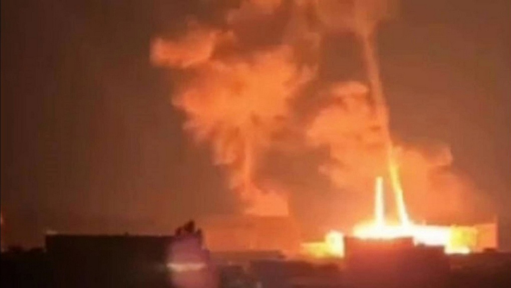 Удар ракеты «Орешник» по Южному машиностроительному заводу в Днепропетровске.