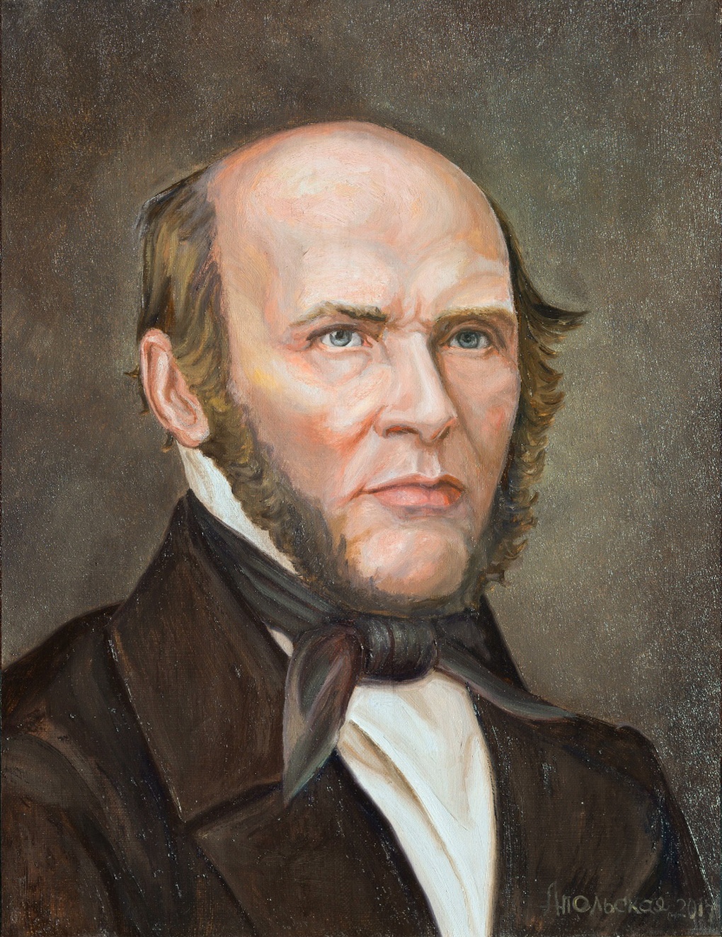 Н.И. Пирогов (портрет Ю. Апольской).