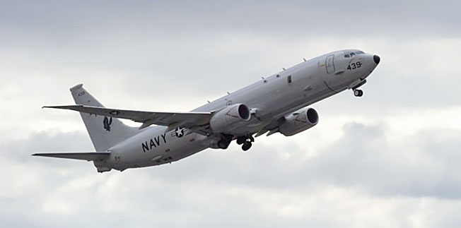 Противолодочный самолет P-8 «Посейдон».