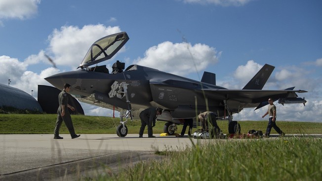 Американский истребитель F-35 A LightningII.