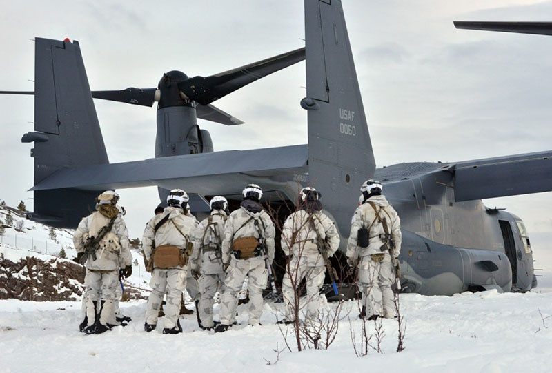 Морские пехотинцы США в Норвегии.