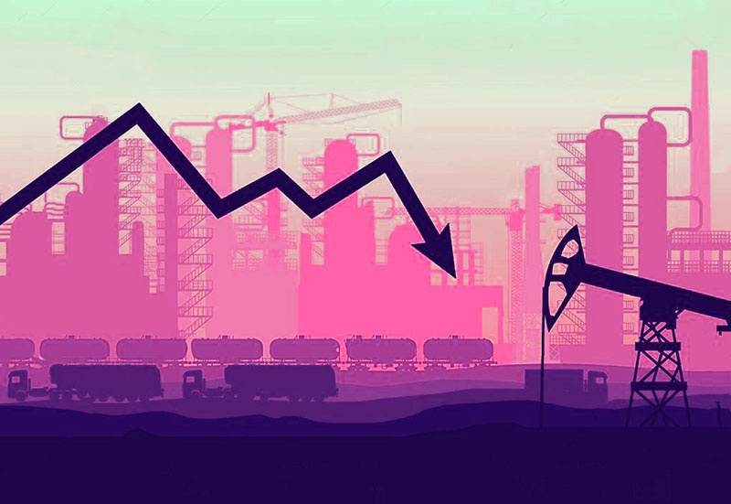 Цена нефти упала значительно ниже самого низкого уровня времён кризиса 2007-2009 гг.