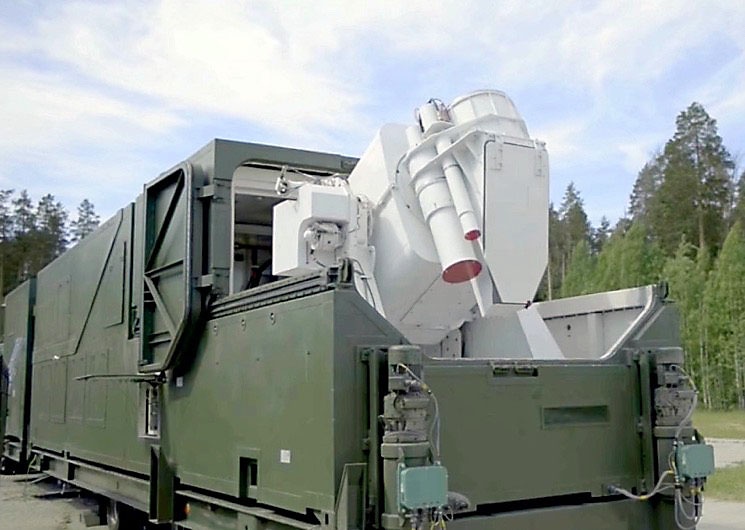 Российский боевой лазер «Пересвет».