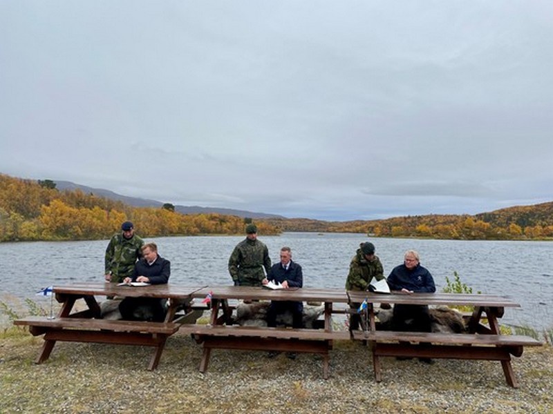 Министры обороны Норвегии, Финляндии и Швеции подписали трехстороннее заявление о намерениях, 23 сентября 2020 г.
