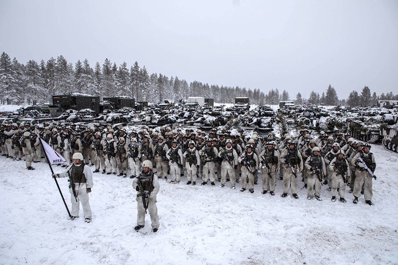 Учения «Северный ветер-19» проходили на севере Швеции с участием стран НАТО и стран-партнёров в условиях экстремального холода.