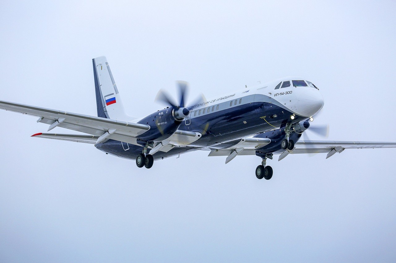 Новые российские двигатели ТВ7-117СТ-01 станут штатными для пассажирского самолёта Ил-114-300.