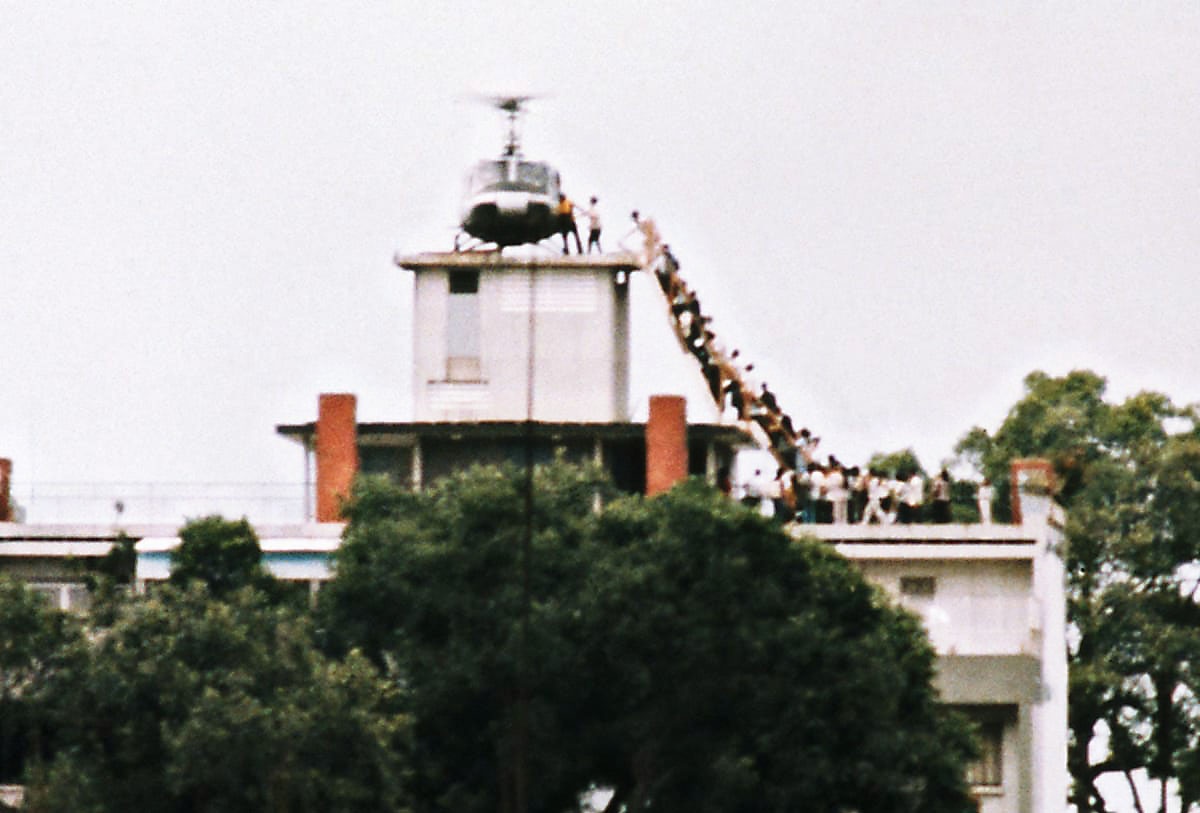 Эвакуация из Сайгона в апреле 1975 года.