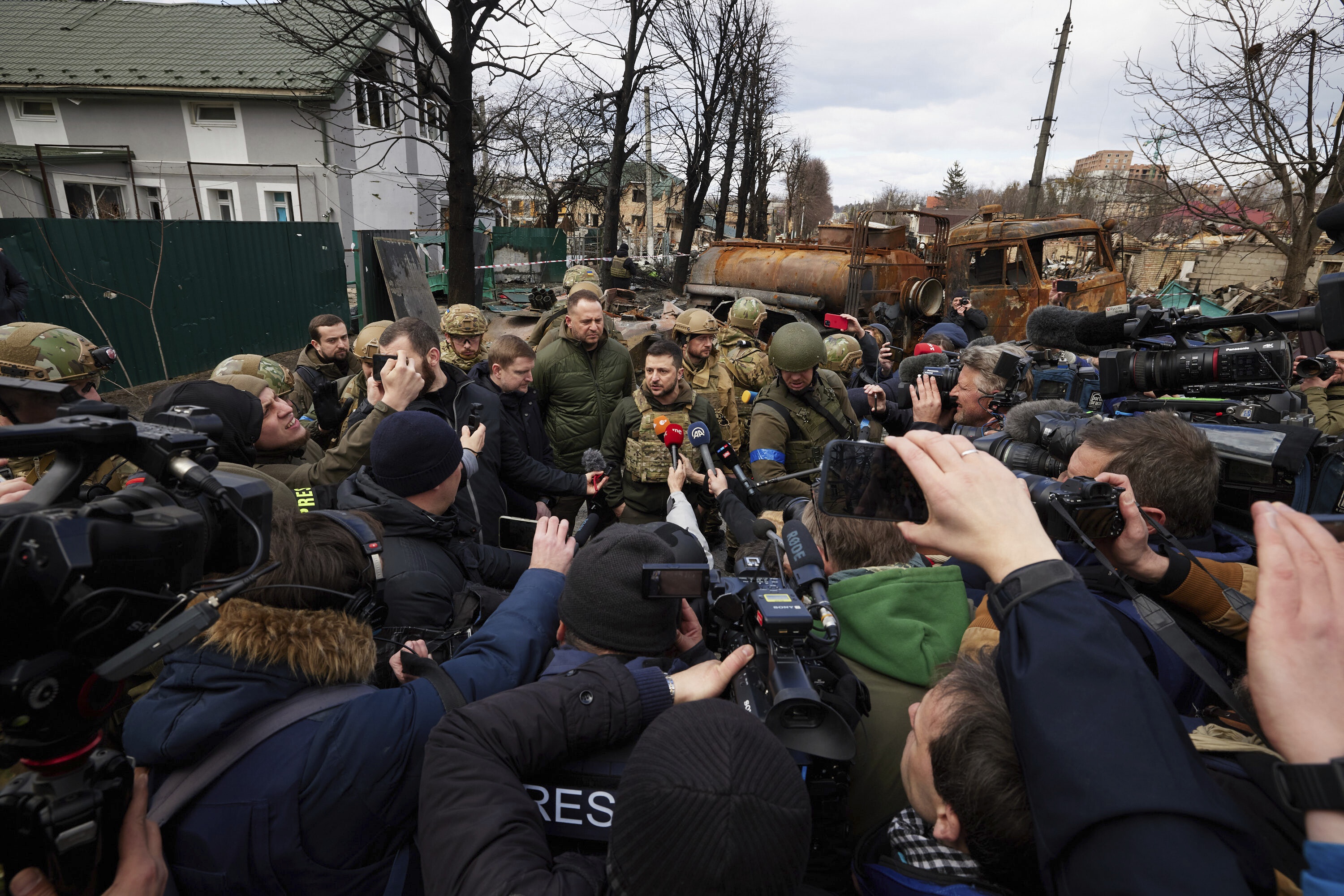 Спектакль в Буче с привлечением мировой прессы.