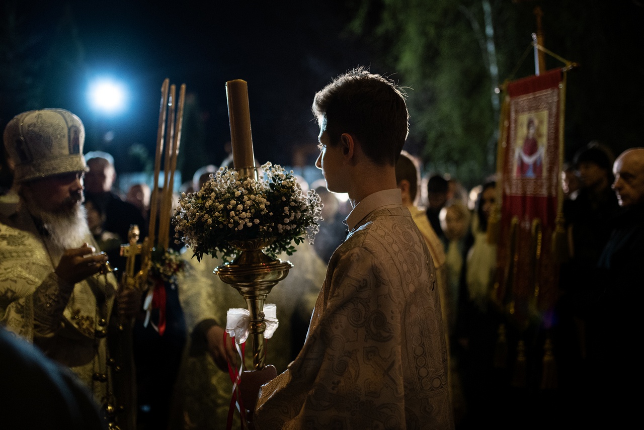 Крестный ход в Свято-Введенском храме.