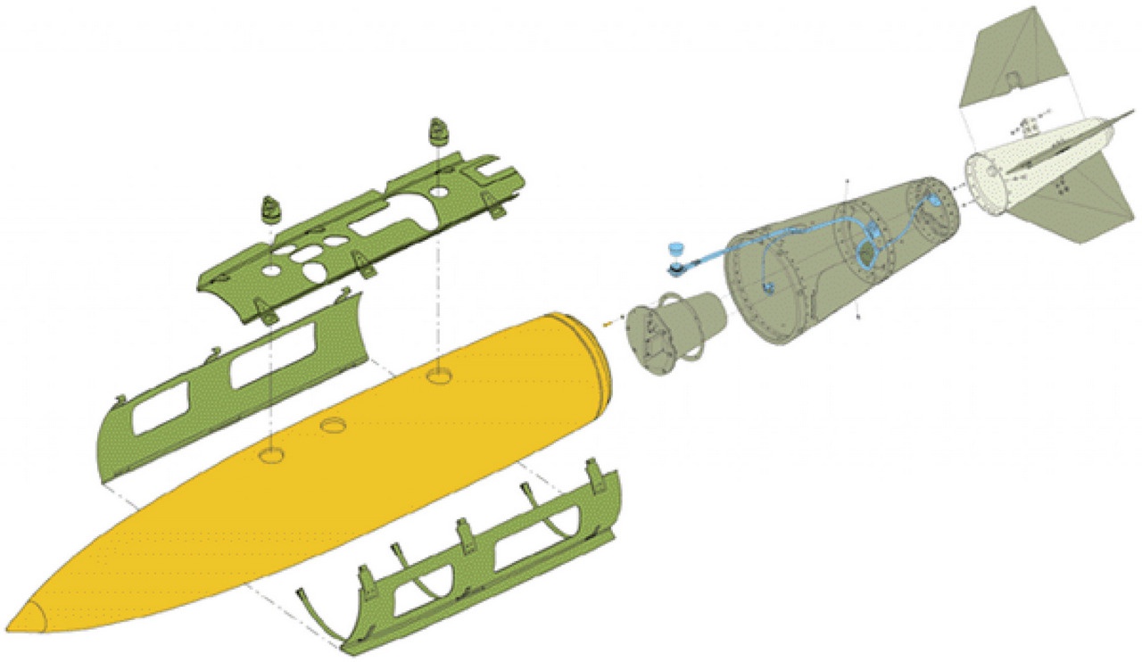 Элементы конструкции комплекта JDAM.