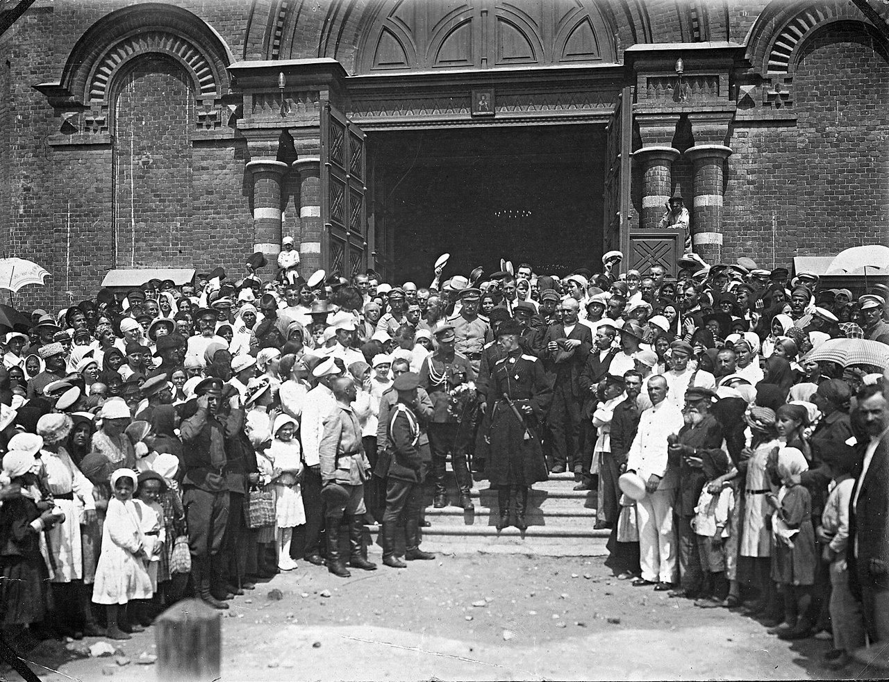 Встреча Врангеля в Царицыне, 1919 г.