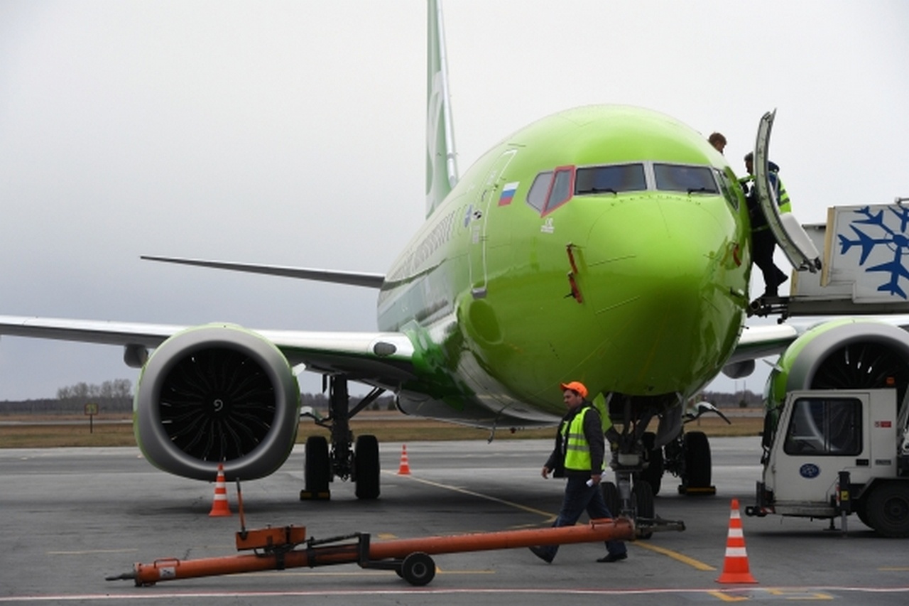 Самолёты Boeing 737 MAX 8 авиакомпании S7.