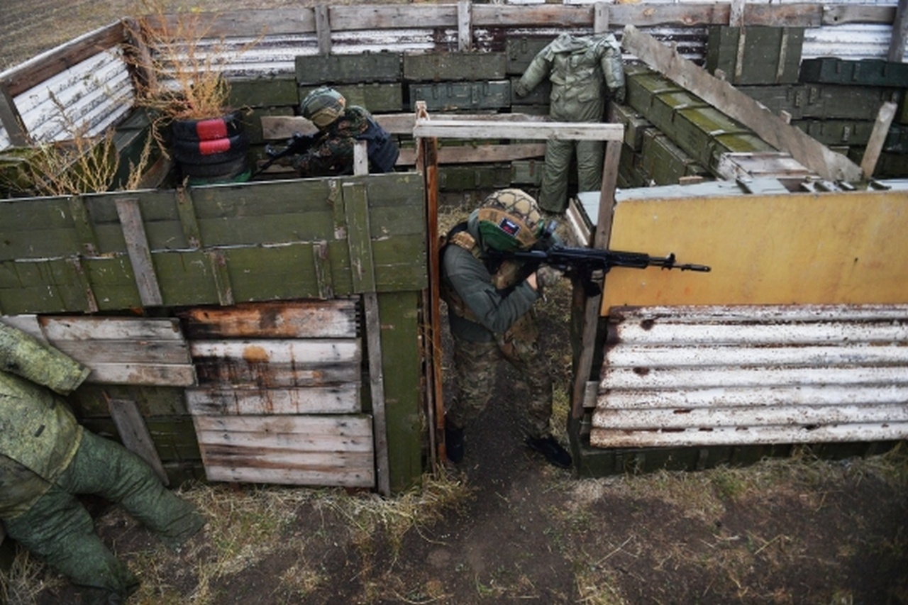 Во время подготовки подразделений на полигоне в зоне СВО.