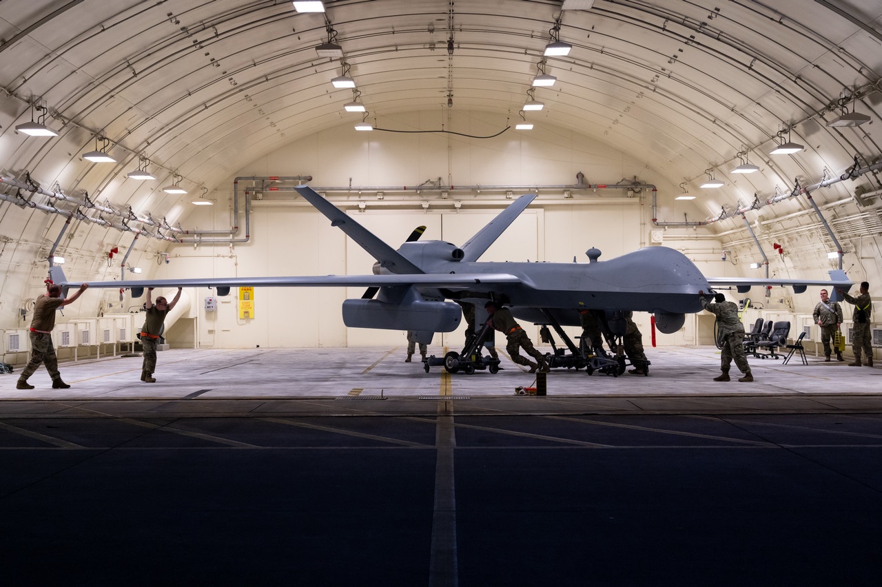 Ударный БПЛА MQ-9 Reaper ВВС США.