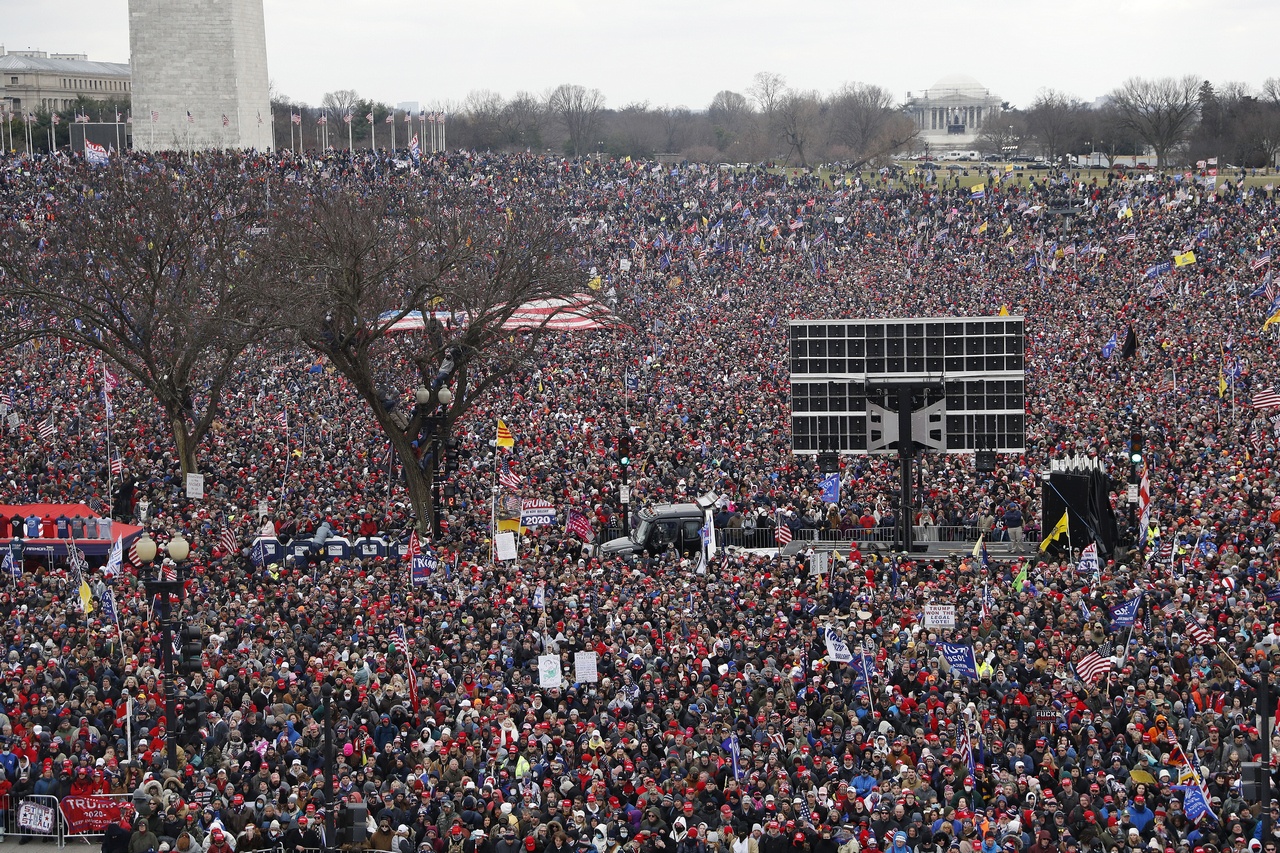 Митинг сторонников Трампа и попытка штурма Капитолия напугали демократов - шутка ли, какой-то «народ» осмелился показать свою позицию, 6 января 2021 г.