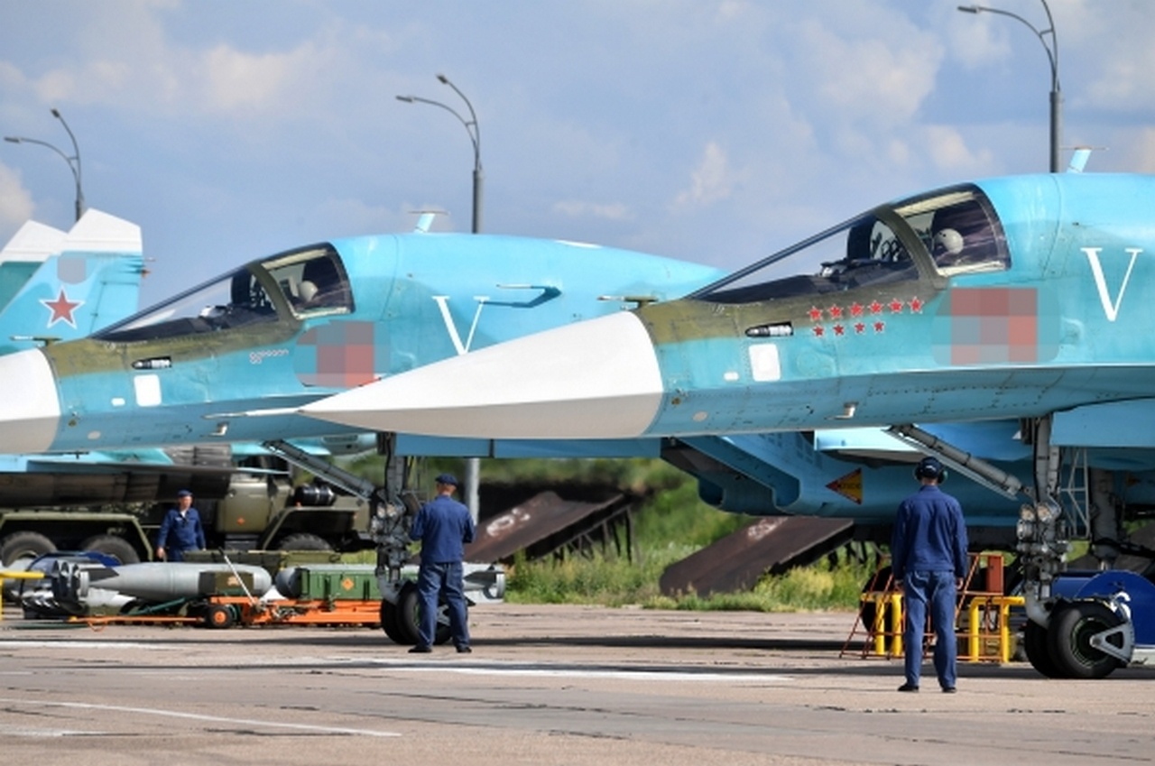  Су-34, задействованные в специальной военной операции.