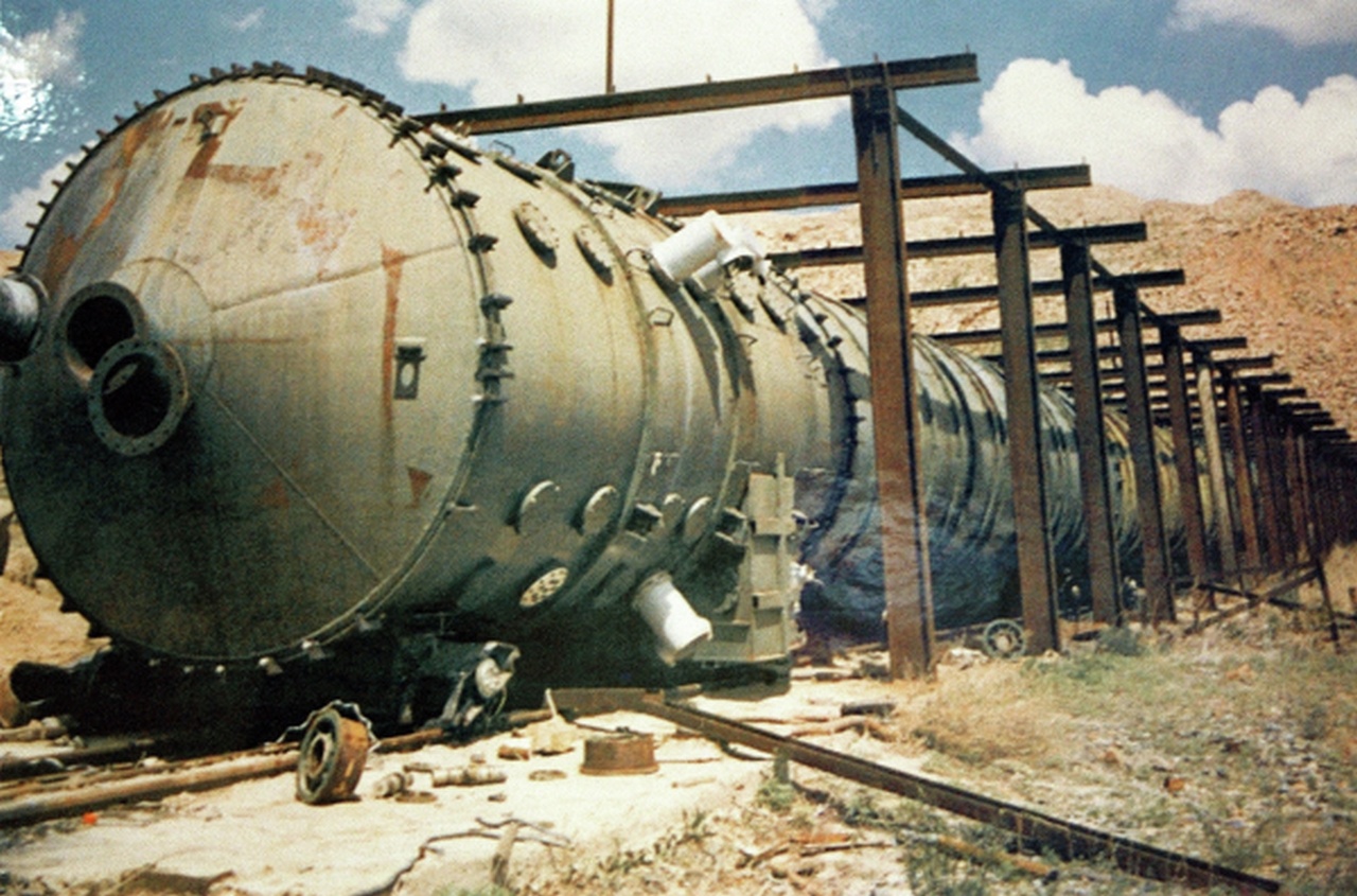 Семипалатинский ядерный полигон. Закрыт с 1991 года.