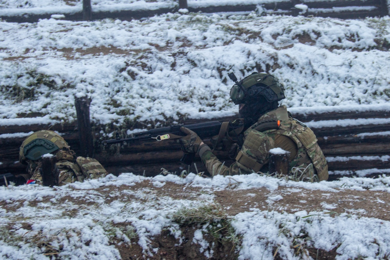 Тренировка штурмовых подразделений. Ленинградский военный округ.