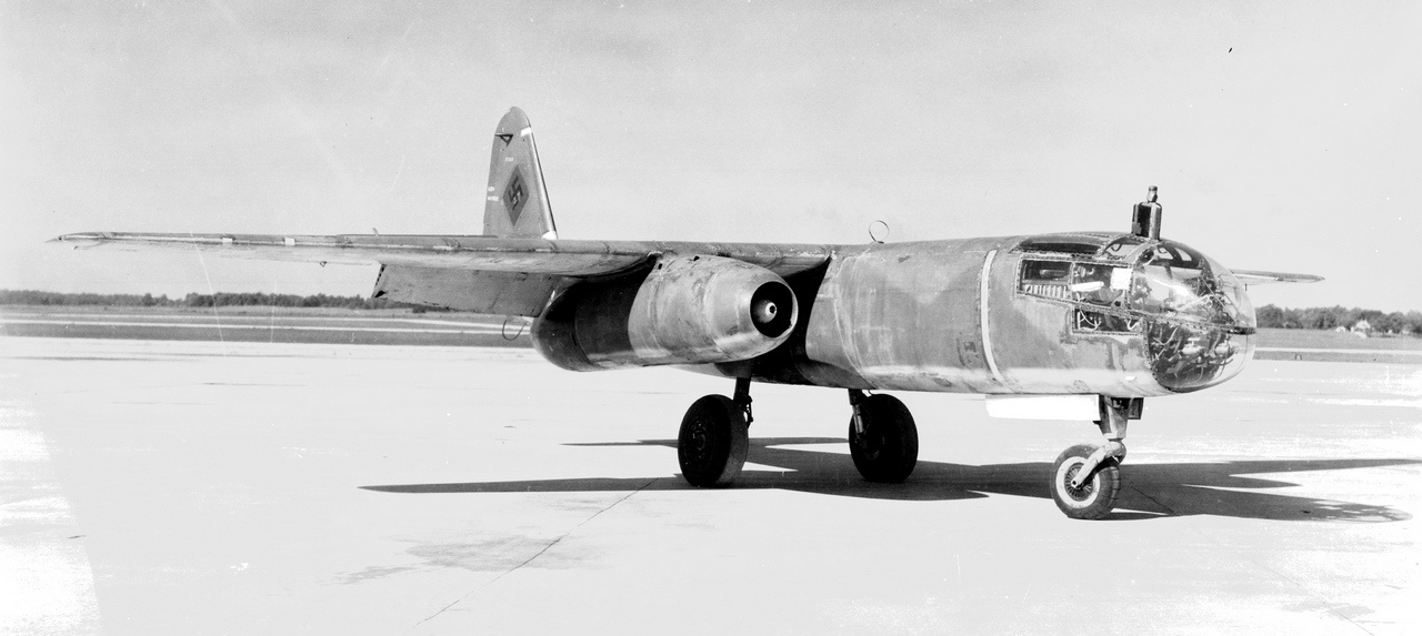 Немецкий бомбардировщик «Арадо» (Arado Ar-234 B-2 Blitz).