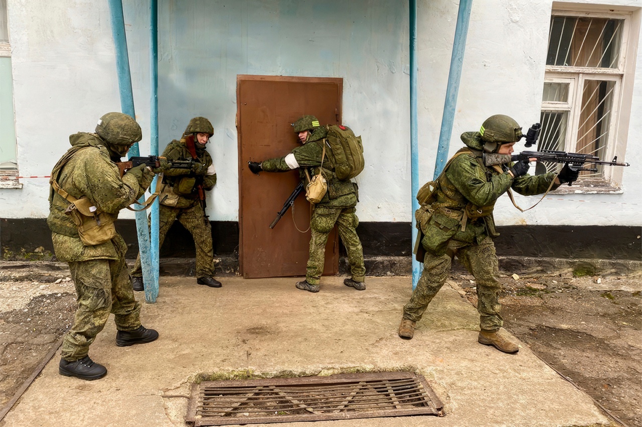 В Тверском соединении ВТА прошла тренировка группы антитеррора.