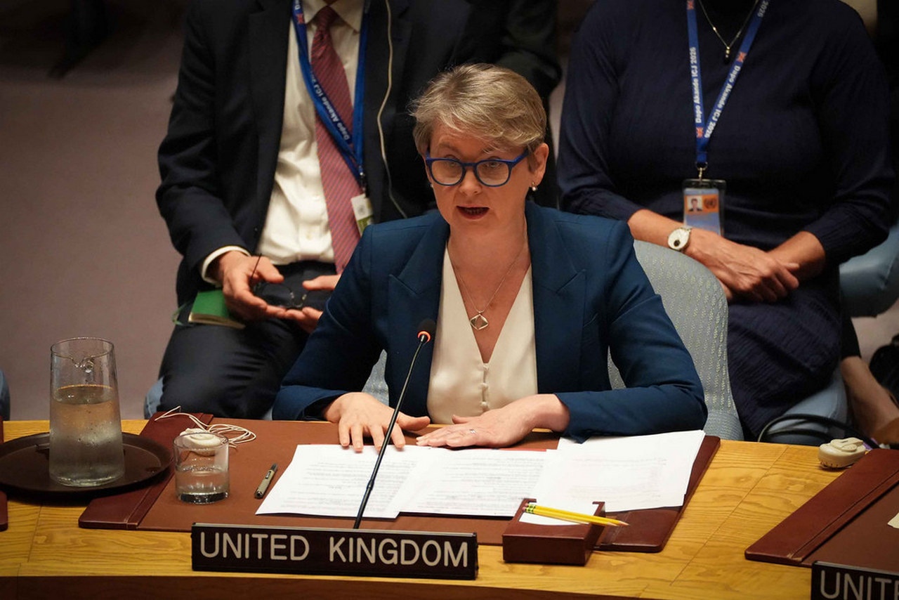 Министр иностранных дел Великобритании Иветт Купер.