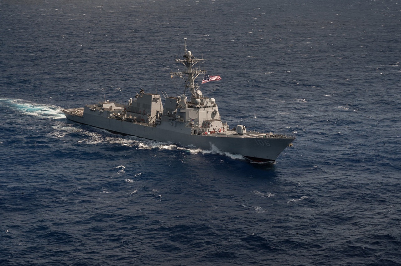 Эсминец ВМС США «Стокдейл» стал девятым кораблём ВМС США, направленным к венесуэльским берегам.