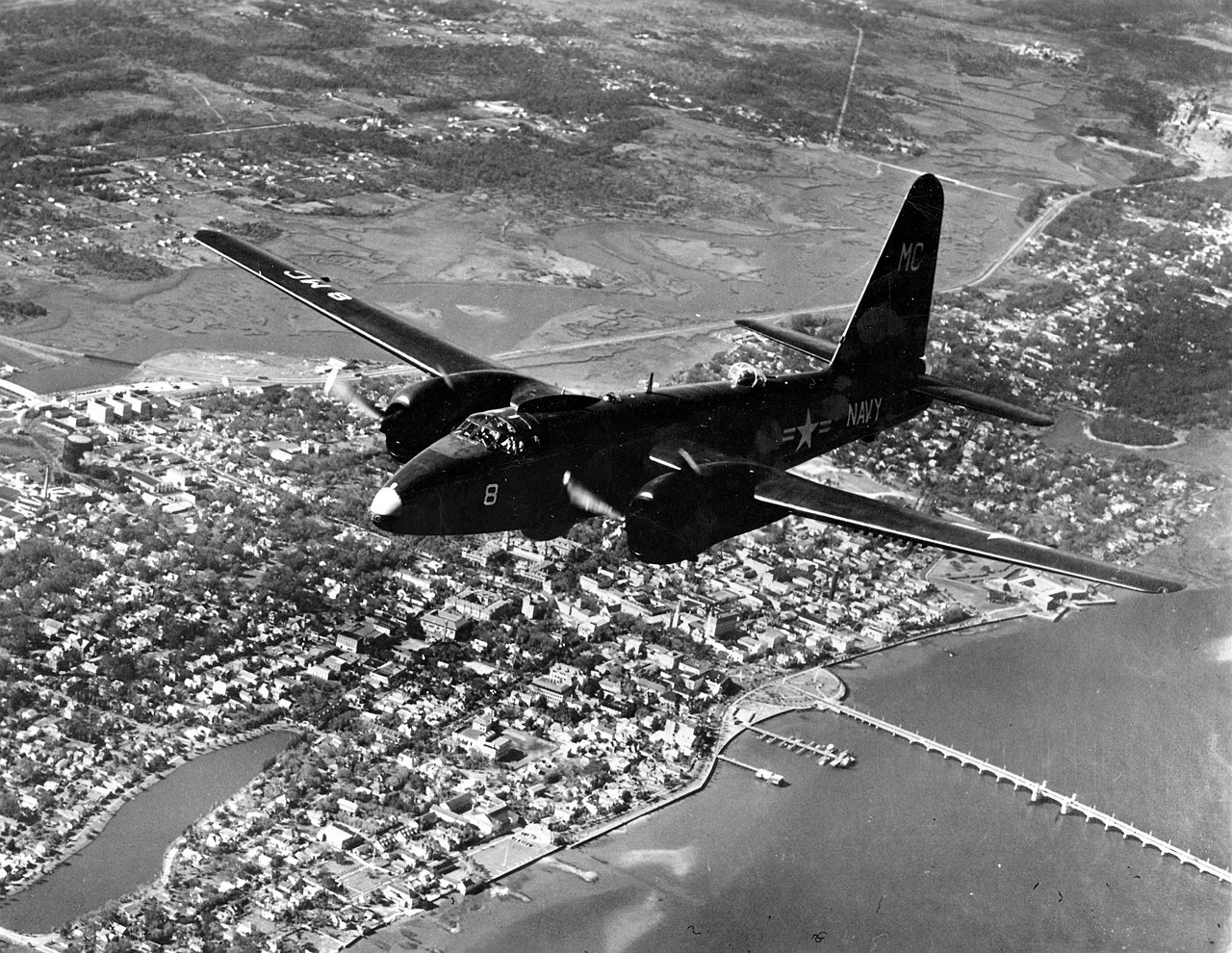 Базовый патрульный самолёт США P2V-3 «Нептун», 1951 г.
