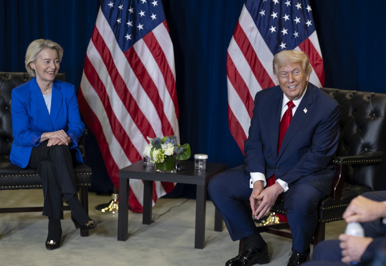 Урсула фон дер Ляйен в гостях у Трампа.
