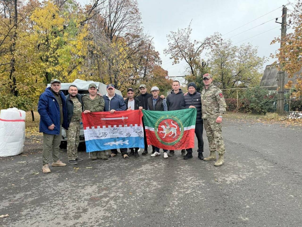 Партия полезного груза из Новошешминска доставлена в зону СВО.