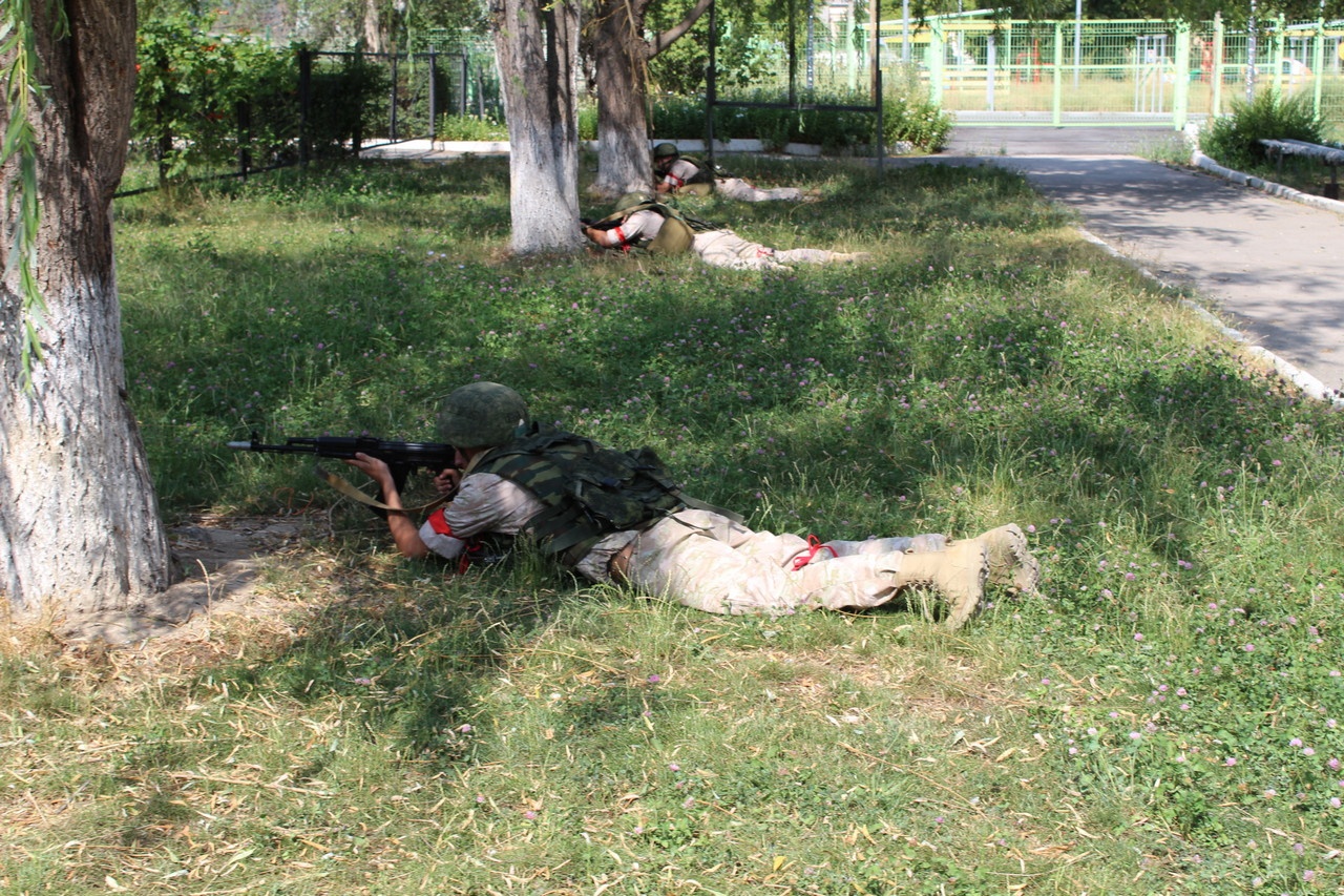 Военнослужащие РФ на учениях в Киргизии.